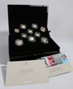 Royal Mint 2022 The Platinum Jubilee of Her Majesty The Queen UK Proof Celebration Coin Set, the