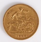 Victoria, Half Sovereign, 1898