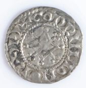 William I Silver Penny, Two Stars type, Spink 1254, WT 1.19g, Norwich Mint, Moneyer Godric, same des