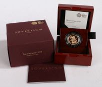 Royal Mint The Sovereign, 2019, no 8949, cased with paperwork