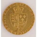 George III Guinea, Shield Reverse, 1791