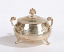 Edward VII Arts and Crafts silver pot and cover, London 1903, makers Charles Edwards, retailed by