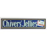 Chivers' Jellies, a framed and glazed mid 20th Century shop advertising sign for Chivers’ Jellies,