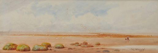Frederick Henry Partridge (British, 1849-1929) North Norfolk Coastal View