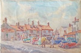 Attributed to Tom W Armes (British, 1894-1963) North Norfolk Town