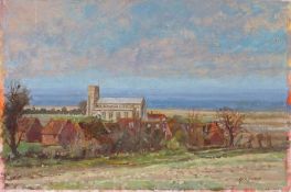 Keith Johnson (British, 1931-2018) Salthouse Church