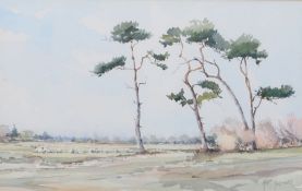 Jason Partner L.S.A (British, 1922-2005) 'Pines on Breckland'