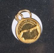 Elizabeth II Cook Islands gold medallion, 0.5 grams of 22 carat gold