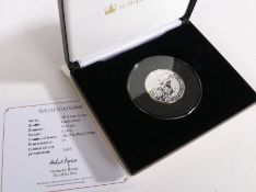 The Jubilee Mint The Queen's Beasts Two Ounce Fine Silver £5 Coin, cased with certificate