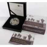The Royal Mint The 100th Anniversary of the Battle of the Somme UK £5 silver proof coin, limited