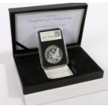 Date Stamp 2017 UK 1oz Silver Year of the Rooster, limited edition of 188, cased with certificate