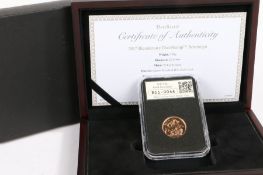 Date Stamp, 2017 Bicentenary Datestamp Sovereign, cased with certificate