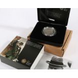 The Royal Mint 50th Anniversary of the Death Of Sir Winston Churchill 2015 UK £5 Silver Piedfort