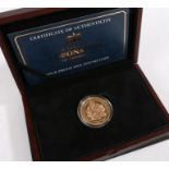 Isle of Man 2018 Five Pounds, 62/95, cased with certificate