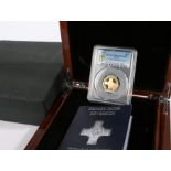 The Commonwealth Mint, The George Cross Sovereign, 2014, 22 carat 8 grams, cased with certificate