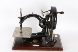 19th century Willlcox & Gibbs C framed hand sewing machine