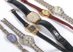 Six gentlemen's and ladies quartz wristwatches, to include Timex, Next, Infinite, Limit, Lorus,