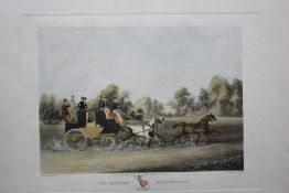 A set of four coaching prints, after James Pollard, various engravers, published by J. Watson,