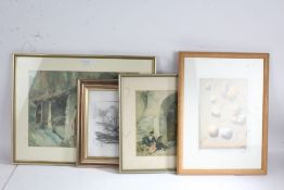 Four prints to include two William Russell Flint examples (4)