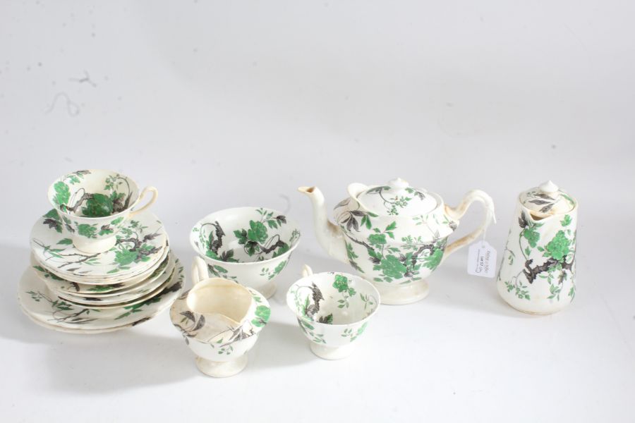 Collection of Shelley 'Indian Peony' tea ware and side plates (qty)