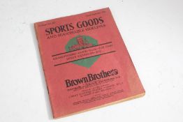Brown Brothers catalogue for children's toys, sports goods and gramophones, c1932, with 88 pages