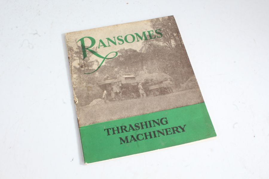 Ransomes Thrashing Machines, Owell Works Ipswich c1947-49, 40 page catalogue with 15 full page