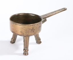 A small and good Charles I/II bronze skillet, South-East England, circa 1640-70 By John Reeve(s),