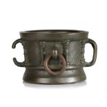 An exceptionally rare 13th century Gothic bronze mortar, English, or possibly Scottish, circa 1250