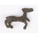 A 14th century lead alloy pilgrim’s badge, English Designed as a 'Talbot Hound', an English
