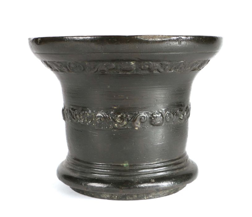 A mid-17th century bronze mortar, attributed to the Whitechapel Foundry, London, circa 1650