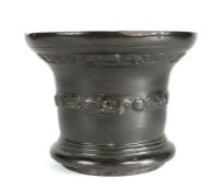 A mid-17th century bronze mortar, attributed to the Whitechapel Foundry, London, circa 1650