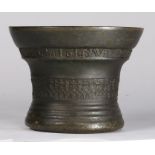 The earliest recorded Whitechapel Foundry mortar:  An exceptional and large James I bronze mortar,