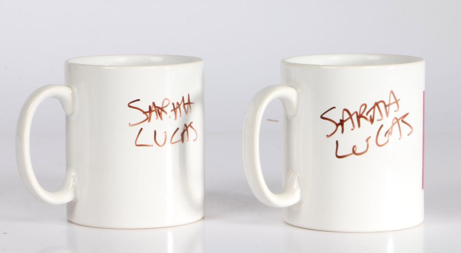 Sarah Lucas (British, born 1962) and Olivier Garbay (British) Untitled Two coffee mugs, each