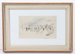 Jeffery Bruce Camp (British, 1923-2020), 'Lowestoft Pickling Plots', signed Jeffery Camp (lower