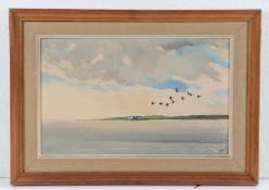 Jason Partner L.S.A (British, 1922-2005), 'Wildfowl - Out Near the Point', signed Jason Partner (