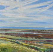 C.P (British, Contemporary) 'View From Blakeney Towards Morston'