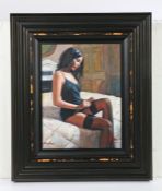 Fabian Perez (Argentina, born 1967) 'Kayleigh at the Ritz III' Limited edition print in colours,