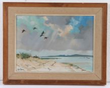 Jason Partner L.S.A (British, 1922-2005), 'Curlew - Leaving the Point, Blakeney', signed Jason