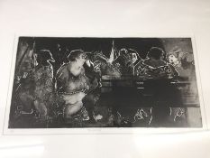 Constance Stubbs (British 1937-2015) 'The Outing' Etching with aquatint, signed, dated, titled and