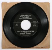 Sandy Wynns - Love Belongs To Everyone/Yes I Really Love You 7" single (C-14002).