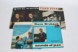 5x The Dave Brubeck Quartet 7" singles to include Jazz Impressions Of Eurasia ( TFE 17199 )