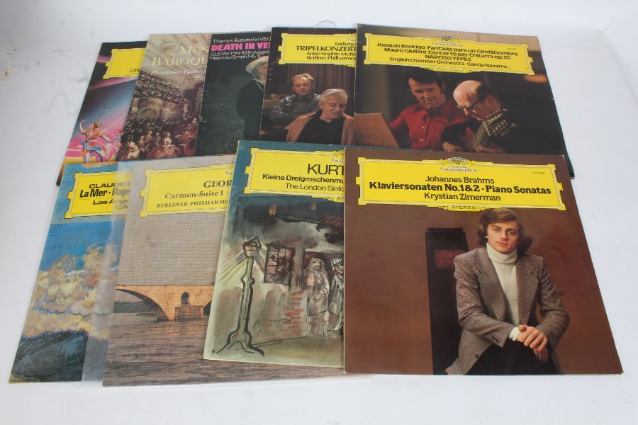 9x Deutsche Grammophon classical LPs