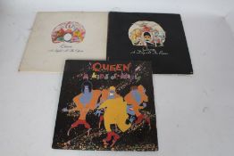 3x Queen LPs - A Night At The Opera / A Day At The Races / A Kind Of Magic