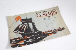 Large souvenir booklet of film "Q Ships" 1928, special exclusive season showing at the marble arch