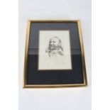 After Anthony van Dyck, a portrait engraving of Jan Snellinck, signed by Richard Foster, President