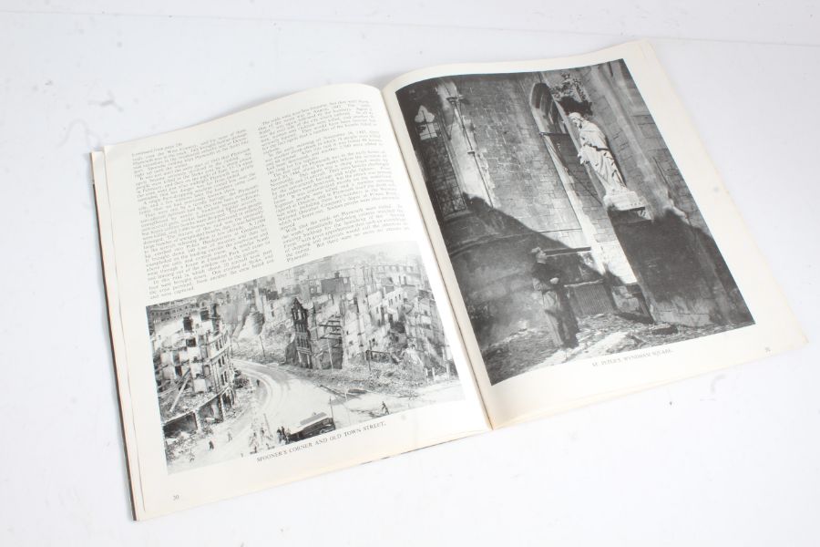 The Western Morning News 1946 "Plymouth Blitz" large publication of 62 pages with 12 photographs - Image 2 of 3