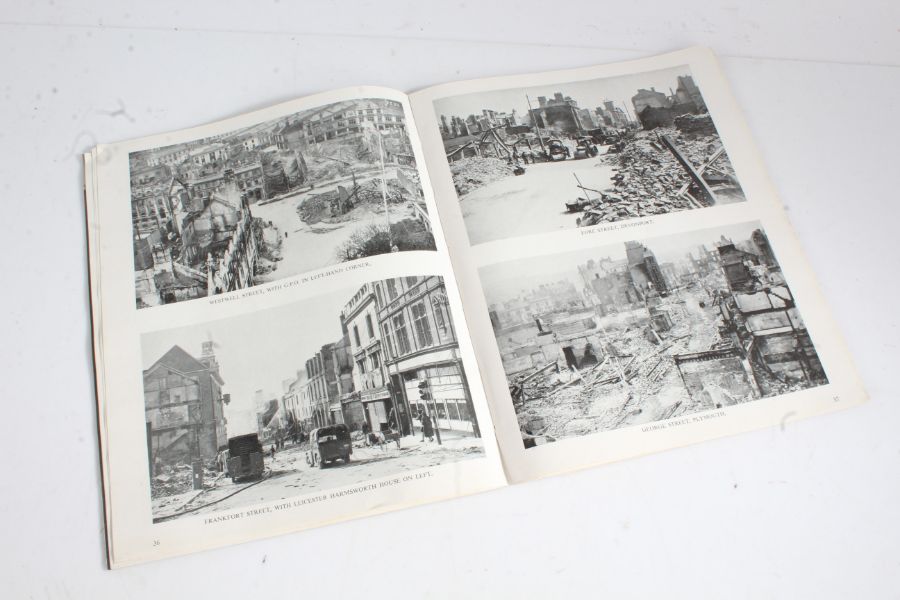 The Western Morning News 1946 "Plymouth Blitz" large publication of 62 pages with 12 photographs - Image 3 of 3