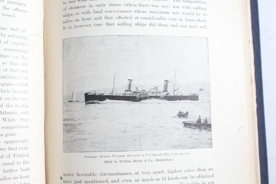 Ocean Steamships a popular account of their construction and development by several authors - Image 3 of 4