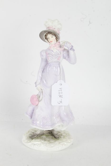 Royal Worcester Figurine, '1818: The Regency', The Victoria & Albert Museum, Walking-Out Dresses