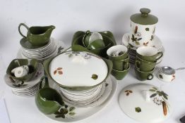 Collection of Midwinter Fashion Shape dinner ware, to include three tureens, dinner plates, cups and
